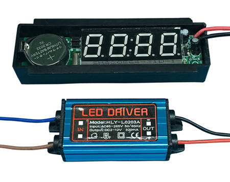 燈鏡時鐘顯示屏(220V) XD-903